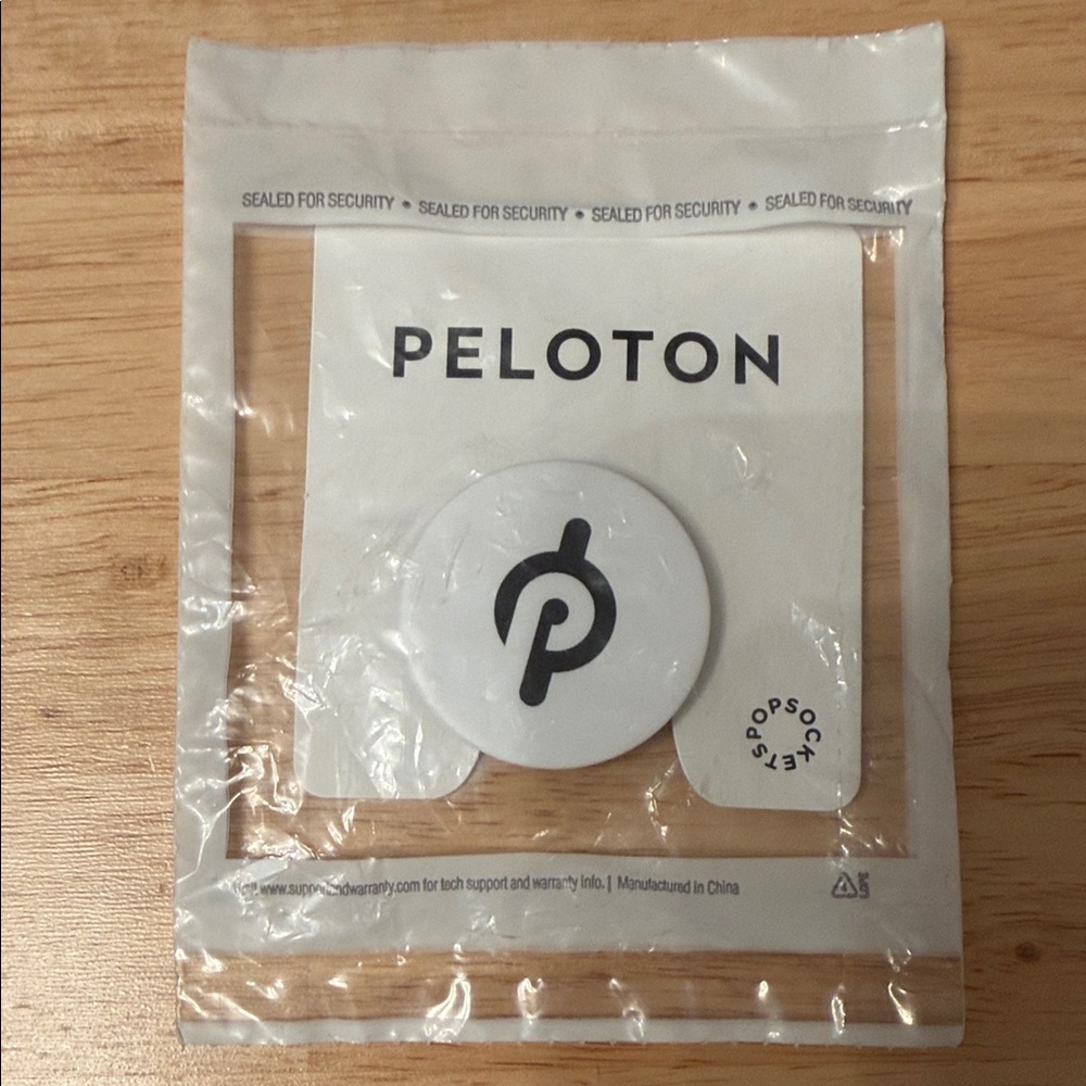 PopSocket White with Black Logo